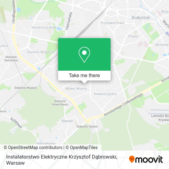 Instalatorstwo Elektryczne Krzysztof Dąbrowski map