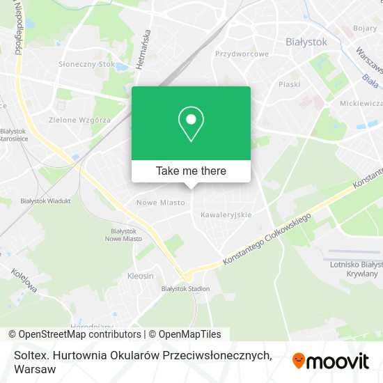 Soltex. Hurtownia Okularów Przeciwsłonecznych map