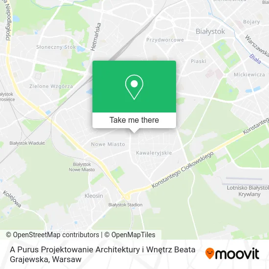 A Purus Projektowanie Architektury i Wnętrz Beata Grajewska map