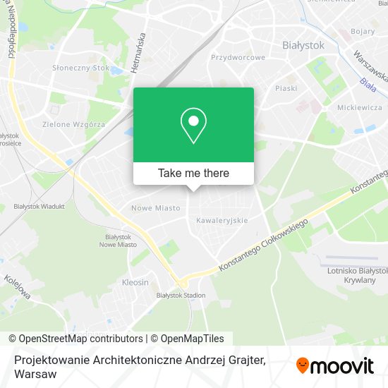 Projektowanie Architektoniczne Andrzej Grajter map