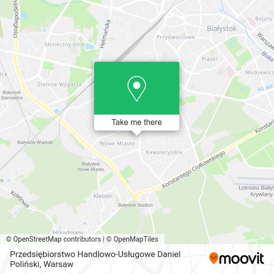 Przedsiębiorstwo Handlowo-Usługowe Daniel Poliński map