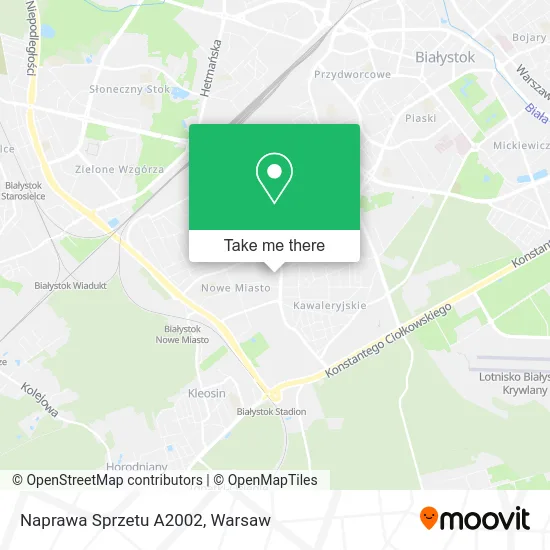 Карта Naprawa Sprzetu A2002