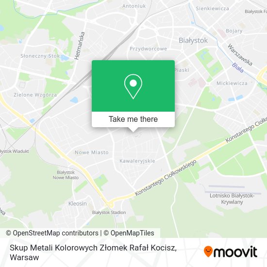 Skup Metali Kolorowych Złomek Rafał Kocisz map