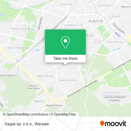 Карта Gagat sp. z o.o.