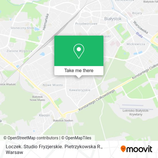 Карта Loczek. Studio Fryzjerskie. Pietrzykowska R.