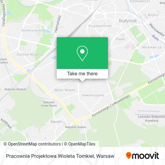 Pracownia Projektowa Wioleta Tomkiel map