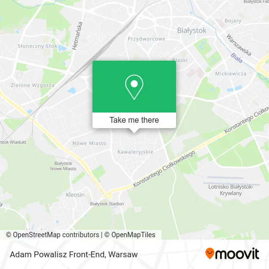 Карта Adam Powalisz Front-End