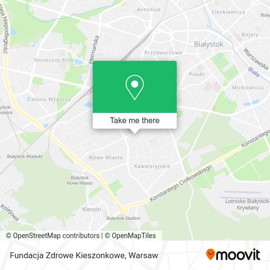 Fundacja Zdrowe Kieszonkowe map