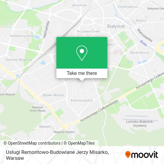 Usługi Remontowo-Budowlane Jerzy Misarko map