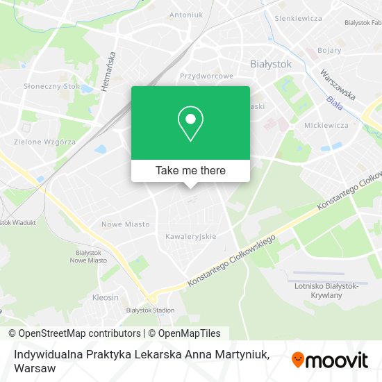 Indywidualna Praktyka Lekarska Anna Martyniuk map