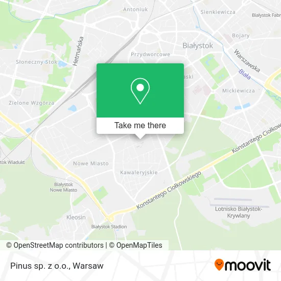 Карта Pinus sp. z o.o.