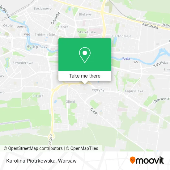 Karolina Piotrkowska map