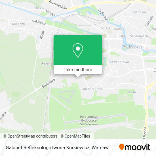 Gabinet Refleksologii Iwona Kurkiewicz map