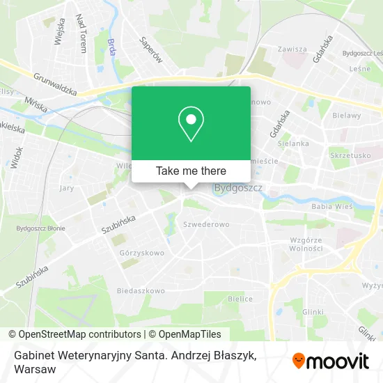 Gabinet Weterynaryjny Santa. Andrzej Błaszyk map