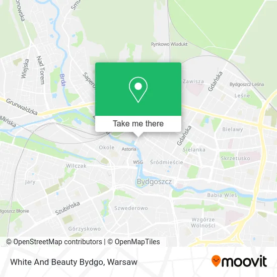 White And Beauty Bydgo map