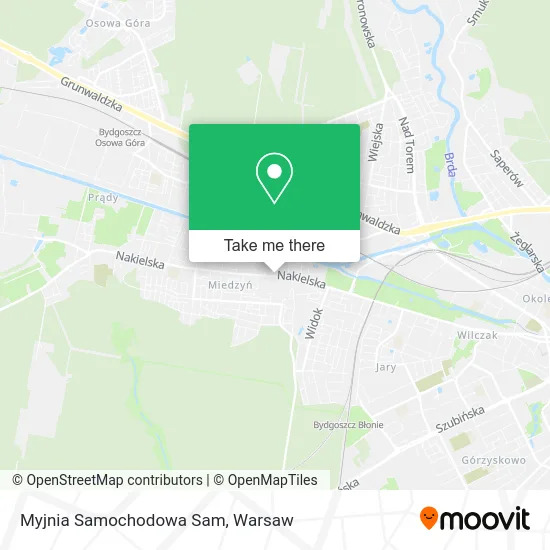 Myjnia Samochodowa Sam map