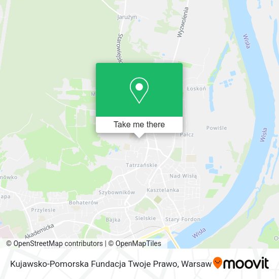 Kujawsko-Pomorska Fundacja Twoje Prawo map