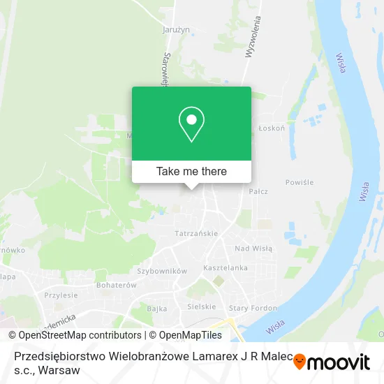 Карта Przedsiębiorstwo Wielobranżowe Lamarex J R Malec s.c.