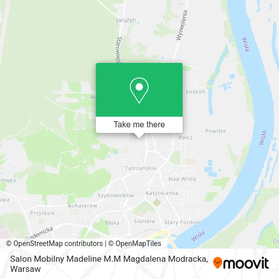 Карта Salon Mobilny Madeline M.M Magdalena Modracka