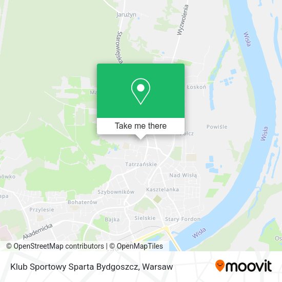 Klub Sportowy Sparta Bydgoszcz map