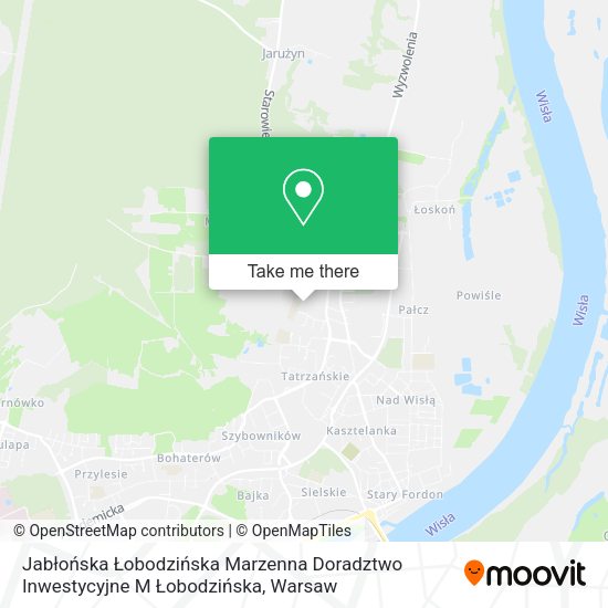 Jabłońska Łobodzińska Marzenna Doradztwo Inwestycyjne M Łobodzińska map