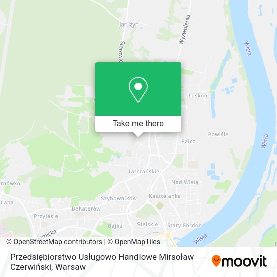 Przedsiębiorstwo Usługowo Handlowe Mirsoław Czerwiński map