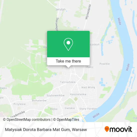 Карта Matysiak Dorota Barbara Mat Gum