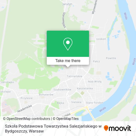 Szkoła Podstawowa Towarzystwa Salezjańskiego w Bydgoszczy map