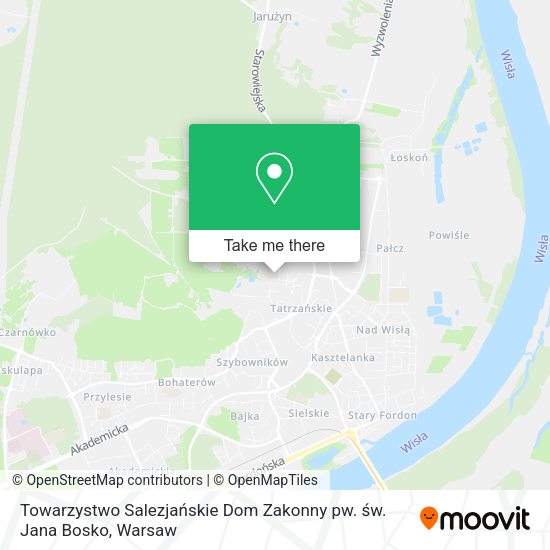 Towarzystwo Salezjańskie Dom Zakonny pw. św. Jana Bosko map