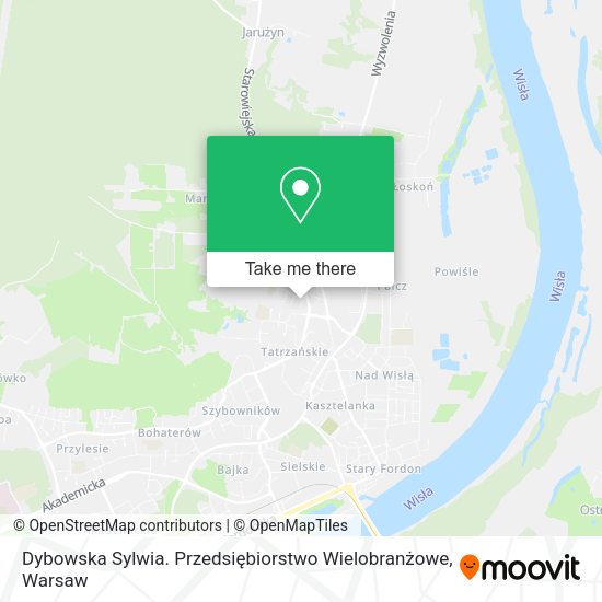 Dybowska Sylwia. Przedsiębiorstwo Wielobranżowe map