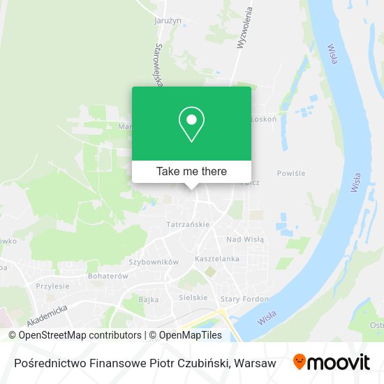 Pośrednictwo Finansowe Piotr Czubiński map