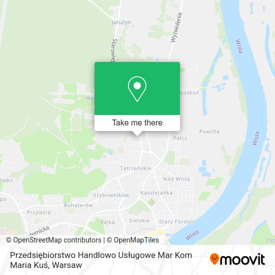 Przedsiębiorstwo Handlowo Usługowe Mar Kom Maria Kuś map