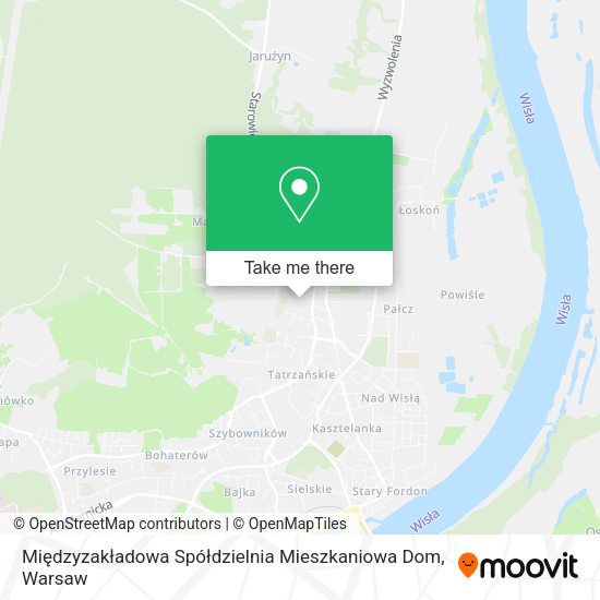 Międzyzakładowa Spółdzielnia Mieszkaniowa Dom map