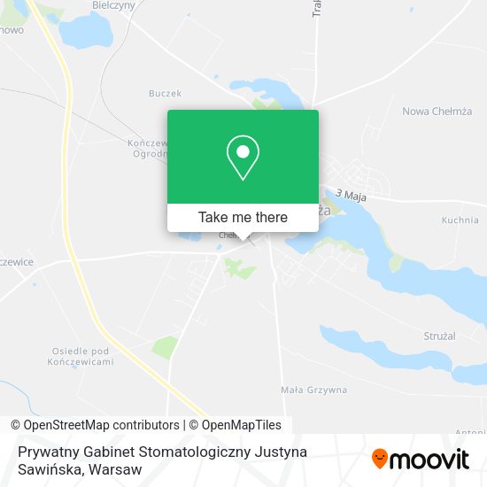 Prywatny Gabinet Stomatologiczny Justyna Sawińska map