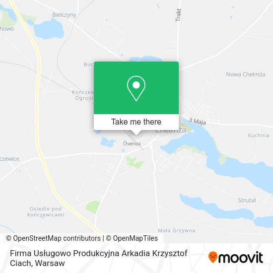 Firma Usługowo Produkcyjna Arkadia Krzysztof Ciach map