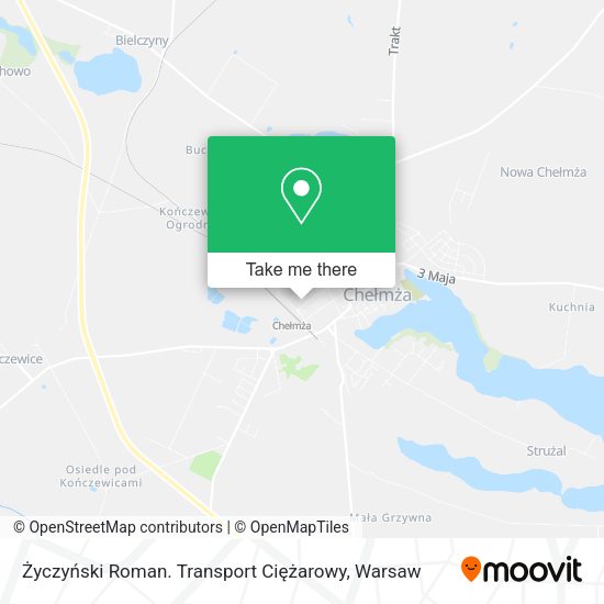 Życzyński Roman. Transport Ciężarowy map