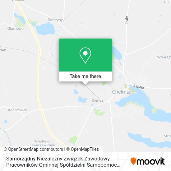 Samorządny Niezależny Związek Zawodowy Pracowników Gminnej Spółdzielni Samopomoc Chłopska map