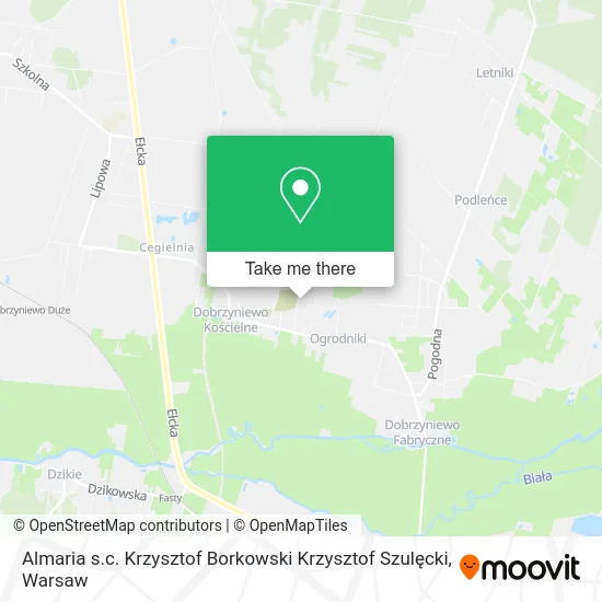 Almaria s.c. Krzysztof Borkowski Krzysztof Szulęcki map