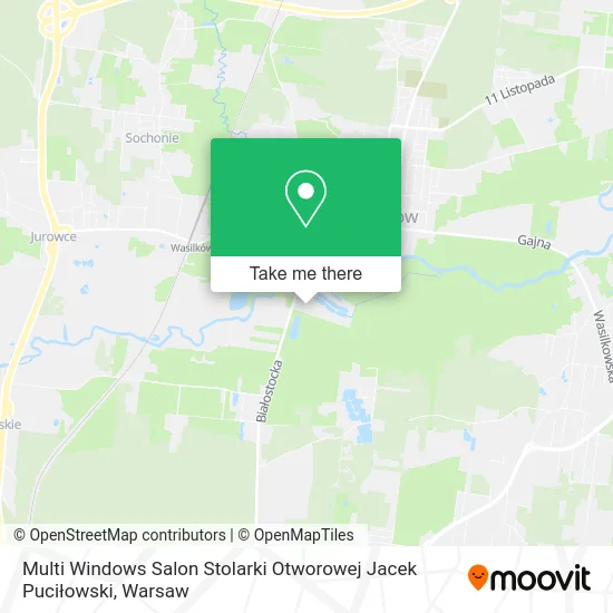 Карта Multi Windows Salon Stolarki Otworowej Jacek Puciłowski