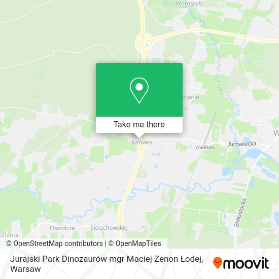 Jurajski Park Dinozaurów mgr Maciej Zenon Łodej map