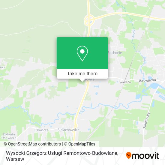 Wysocki Grzegorz Usługi Remontowo-Budowlane map