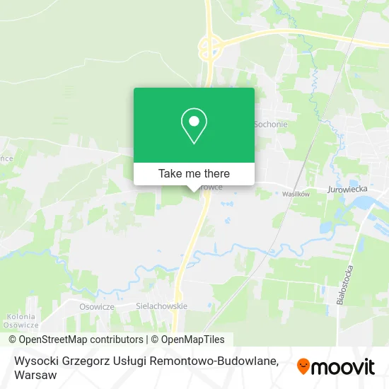 Карта Wysocki Grzegorz Usługi Remontowo-Budowlane
