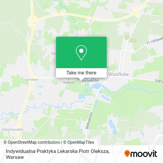 Indywidualna Praktyka Lekarska Piotr Oleksza map