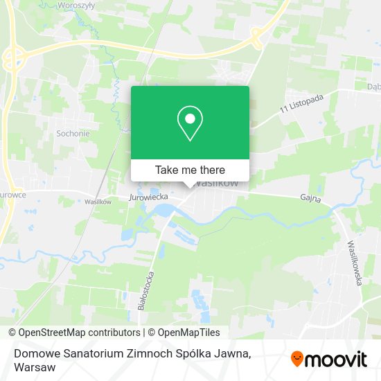 Domowe Sanatorium Zimnoch Spólka Jawna map