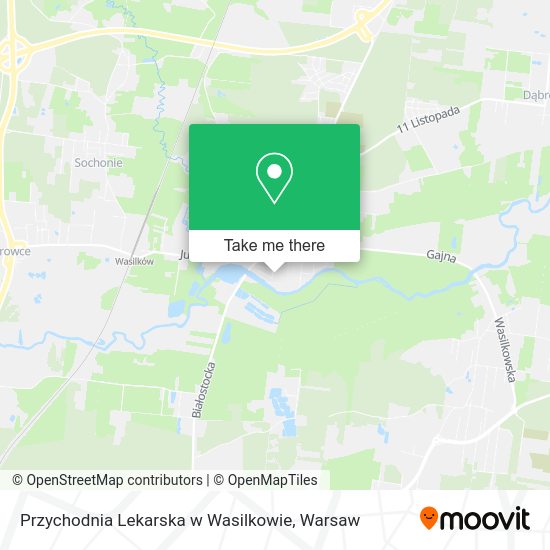 Przychodnia Lekarska w Wasilkowie map