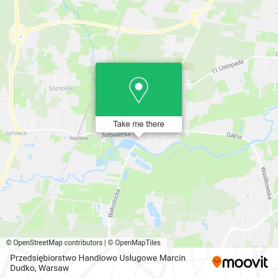 Przedsiębiorstwo Handlowo Usługowe Marcin Dudko map