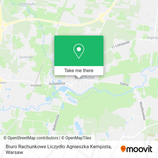 Biuro Rachunkowe Liczydło Agnieszka Kempista map