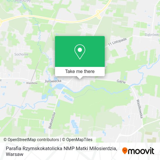 Parafia Rzymskokatolicka NMP Matki Miłosierdzia map