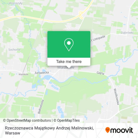 Rzeczoznawca Majątkowy Andrzej Malinowski map