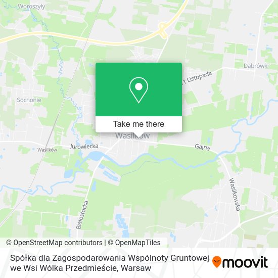 Spółka dla Zagospodarowania Wspólnoty Gruntowej we Wsi Wólka Przedmieście map